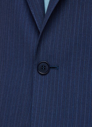  - CANALI - 平驳领单排扣条纹羊毛西服套装