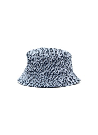 模特儿示范图 - 点击放大 - MAISON MICHEL - AXEL 针织渔夫帽