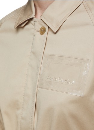  - ACNE STUDIOS - 格纹拼接腰带拉链夹克