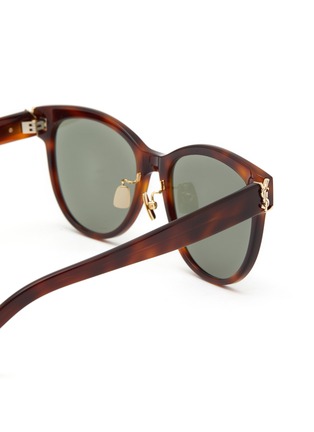 细节 - 点击放大 - SAINT LAURENT - LOGO 圆框太阳眼镜