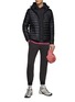 模特儿示范图 - 点击放大 - RAPHA - ‘EXPLORE’ LOGO PRINT HIGH NECK HOODED DOWN PUFFER JACKET