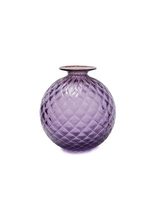 首图 –点击放大 - VENINI - MONOFIORE BALLOTON 玻璃花瓶 — 靛紫