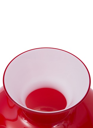 细节 –点击放大 - VENINI - IDRIA 水光玻璃花瓶 — 红色