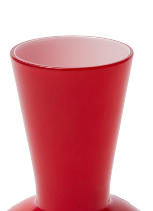 细节 –点击放大 - VENINI - IDRIA 水光玻璃花瓶 — 红色