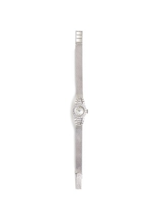 首图 - 点击放大 - LANE CRAWFORD VINTAGE WATCHES - Omega 18k White Gold Case Circular Dial Diamond Lady Wrist Watch