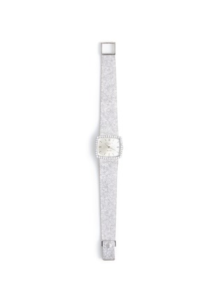 首图 - 点击放大 - LANE CRAWFORD VINTAGE WATCHES - Patek Philippe 18k White Gold Square Dial Diamond Lady Wrist Watch
