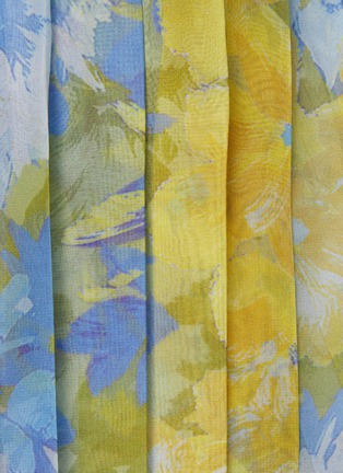  - DRIES VAN NOTEN - 花卉印花百褶半裙