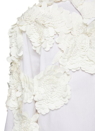  - DRIES VAN NOTEN - 花朵贴片衬衫