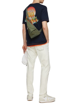 模特儿示范图 - 点击放大 - SCOTCH & SODA - 印花圆领 T 恤