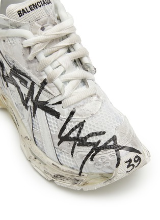 细节 - 点击放大 - BALENCIAGA - RUNNER 涂鸦做旧运动鞋