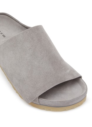 细节 - 点击放大 - BIRKENSTOCK - THE LOS FELIZ 麂皮拖鞋