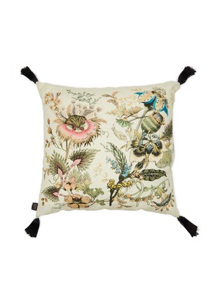 首图 –点击放大 - HOUSE OF HACKNEY - Flora Fantasia Large Tassel Pillow — Ecru