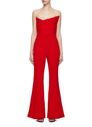 首图 - 点击放大 - ROLAND MOURET - 不规则抹胸羊毛连体裤