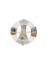 模特儿示范图 - 点击放大 - TUKKA - Gold Silver Diamond Art Deco Brooch