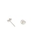 细节 - 点击放大 - MARIA TASH - 18K White Gold Diamond Lotus Stud Earring