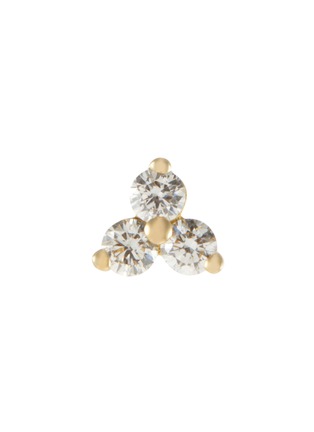 首图 - 点击放大 - MARIA TASH - 18K Gold Diamond Large Trinity Stud Earring