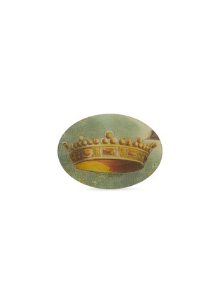首图 –点击放大 - John Derian Company Inc. - Decoupage Crown Oval Plate