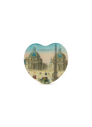 首图 –点击放大 - John Derian Company Inc. - Decoupage La Place Du Peuple Rome Heart Dish