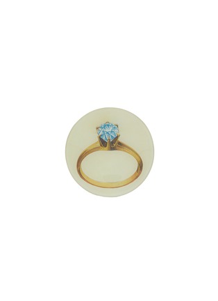 首图 –点击放大 - John Derian Company Inc. - Decoupage Diamond Ring Round Plate