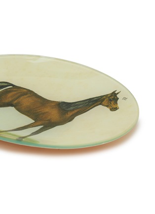 细节 –点击放大 - John Derian Company Inc. - Decoupage Horse #121 Oval Plate