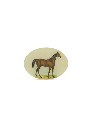 首图 –点击放大 - John Derian Company Inc. - Decoupage Horse #121 Oval Plate