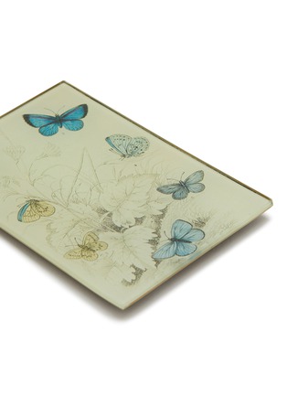 细节 –点击放大 - John Derian Company Inc. - Decoupage Polyommatus Rectangle Tray