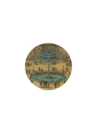 首图 –点击放大 - John Derian Company Inc. - Decoupage Fountains Round Plate