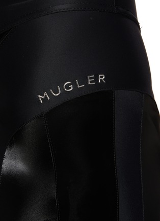  - MUGLER - 渐变半透视修身长裤