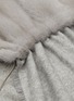 细节 - 点击放大 - INNIU - 羊毛羊绒流苏拼接围巾