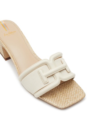 细节 - 点击放大 - SAM EDELMAN - WAYLON 真皮 LOGO 低跟拖鞋