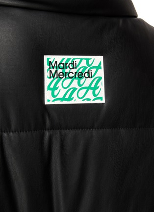 - MARDI MERCREDI - 绗缝仿皮革填充高领马甲
