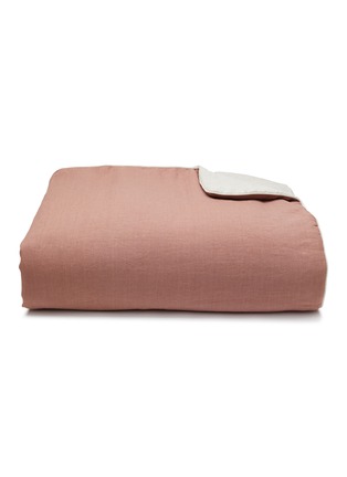 首图 –点击放大 - ONCE MILANO - Linen Blanket — Vintage Pink/Natural