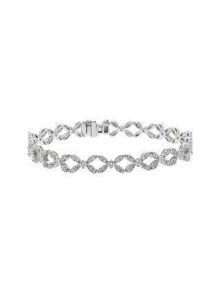 首图 - 点击放大 - LC COLLECTION JEWELLERY - Diamond 18K White Gold Bracelet — 17cm