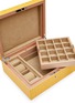 细节 –点击放大 - ELIE BLEU - 2 Watches & Cufflink Box — Yellow