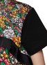  - SACAI - 纯棉印花褶裥拼接 T 恤