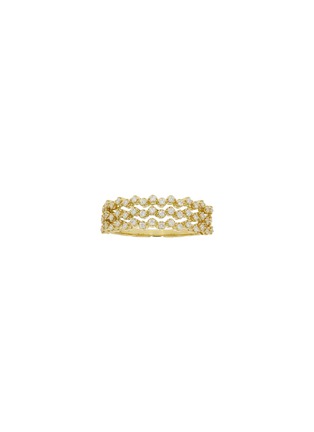 首图 - 点击放大 - LC COLLECTION JEWELLERY - Diamond 18K Gold Ring — US 7