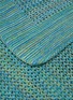 细节 –点击放大 - CELSO DE LEMOS - Balade King Size Bed Cover Throw — Blue Green