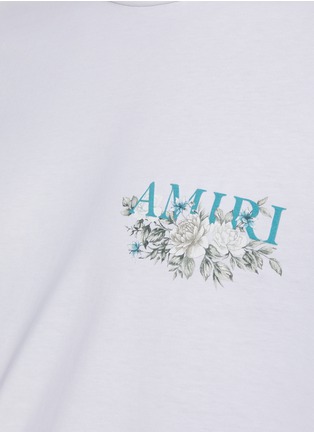  - AMIRI - 花卉 LOGO 印花短袖 T 恤