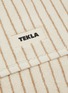 细节 –点击放大 - TEKLA - Organic Cotton Terry Bath Mat — Sienna Stripes