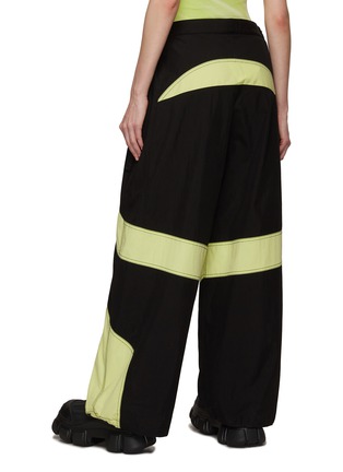 背面 - 点击放大 - DION LEE - 搭扣饰拼色束脚长裤