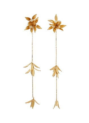 首图 - 点击放大 - MONSHIRO - PENTAS 珍珠缀饰花朵造型耳环