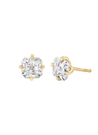 首图 - 点击放大 - VRAI - Iconic Shapes14K White Gold VRAI Created Diamond Stud Earrings