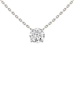 首图 - 点击放大 - VRAI - Solitaire 14K White Gold VRAI Created Diamond Chain Necklace