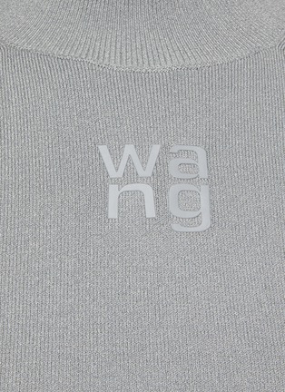  - T BY ALEXANDER WANG - LOGO 高领短款针织衫