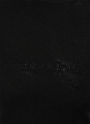  - T BY ALEXANDER WANG - LOGO 短款 T 恤