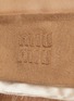  - MIU MIU - 褶裥拼接质感吊带