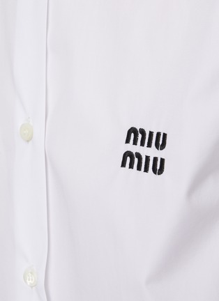  - MIU MIU - LOGO 直筒衬衫