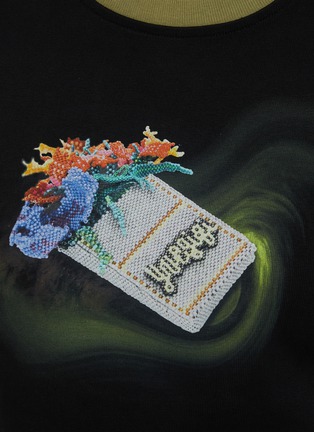  - YUEQI QI - 印花圆领 T 恤