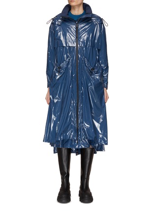 首图 - 点击放大 - AUTOPILOT - High Neck Drawcord Detail Front Zip Trench Coat