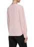 背面 - 点击放大 - ST. JOHN - Asymmetric Bow Detailing Silk Blouse